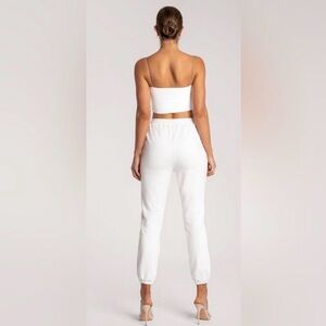 Women's White Joggers